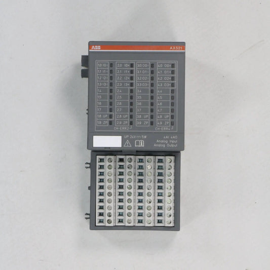 ABB AX521 Analog Input/Output Module - Unused