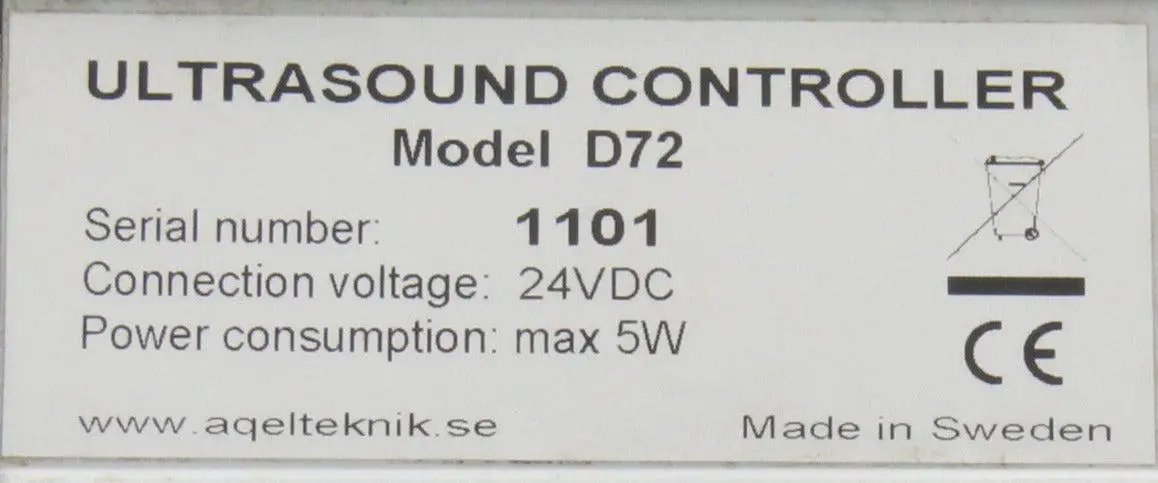 AQ Elteknik Ultrasound Controller D72