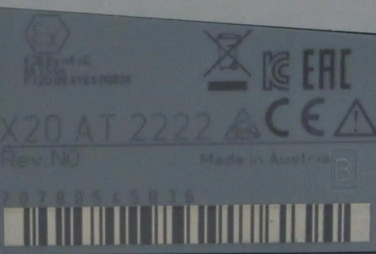B&R Automation X20 AT 2222 Temperature Input Module