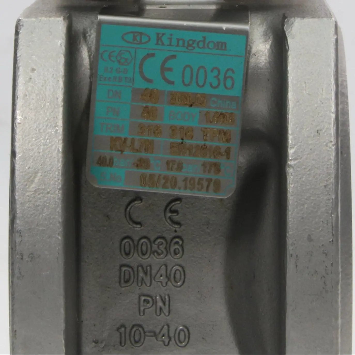 Bene Inox Kingdom KV L7M Wafer Ball Valve