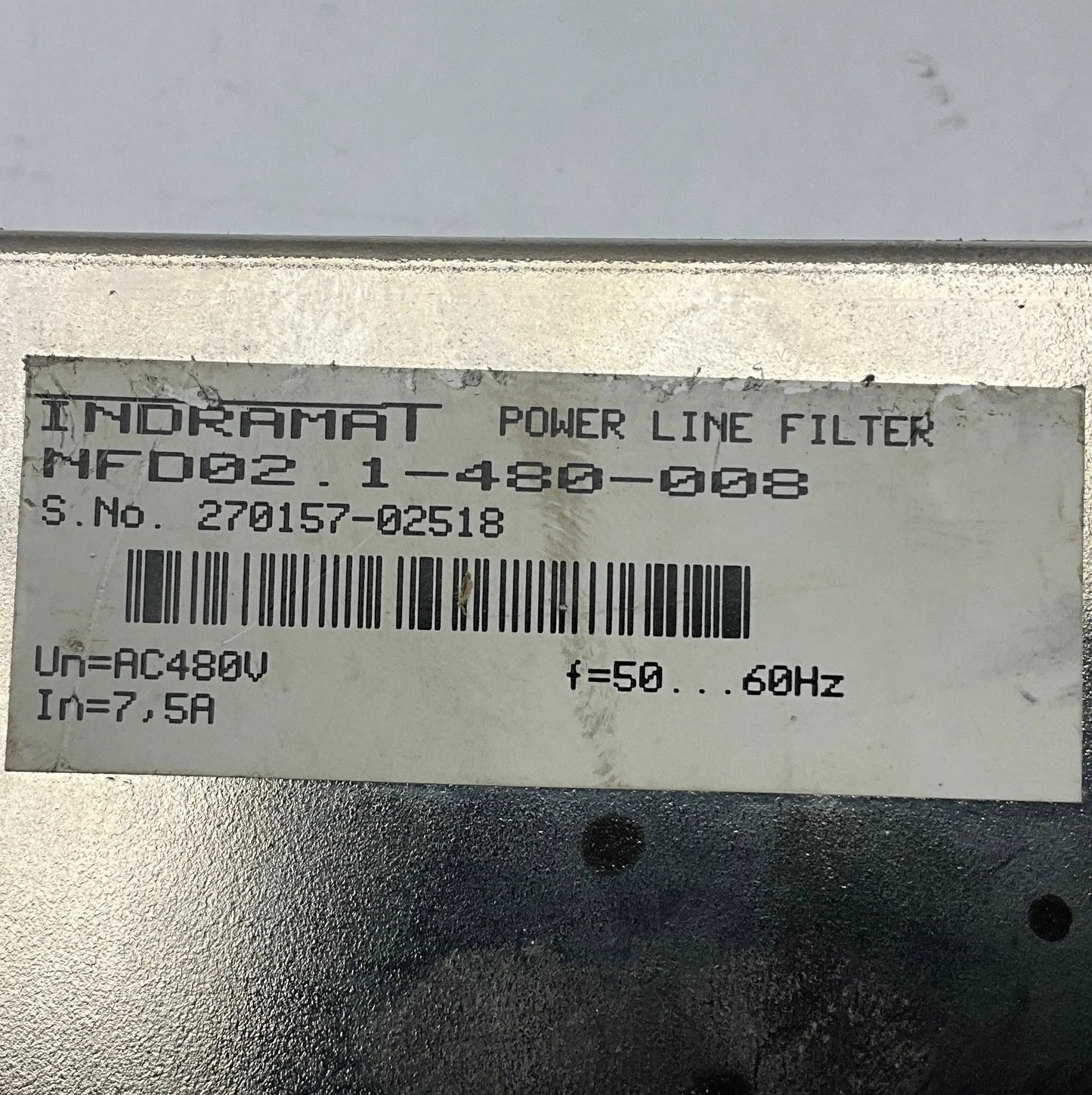 Bosch Rexroth Indramat NFD02.1-480-008 Power Line Filter
