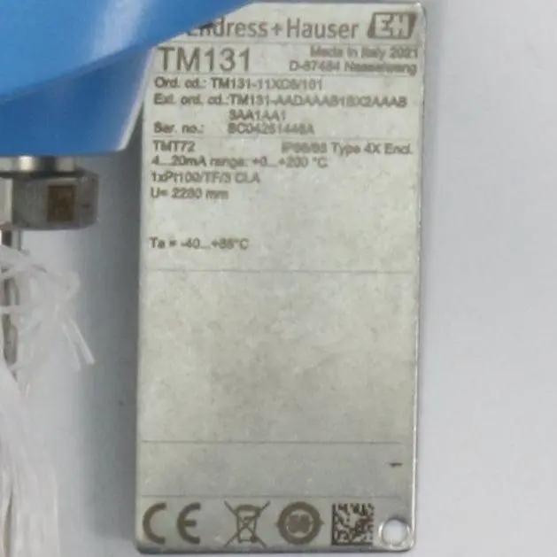 Endress + Hauser TM131 11XC6 101 Industrial Modular Thermometer
