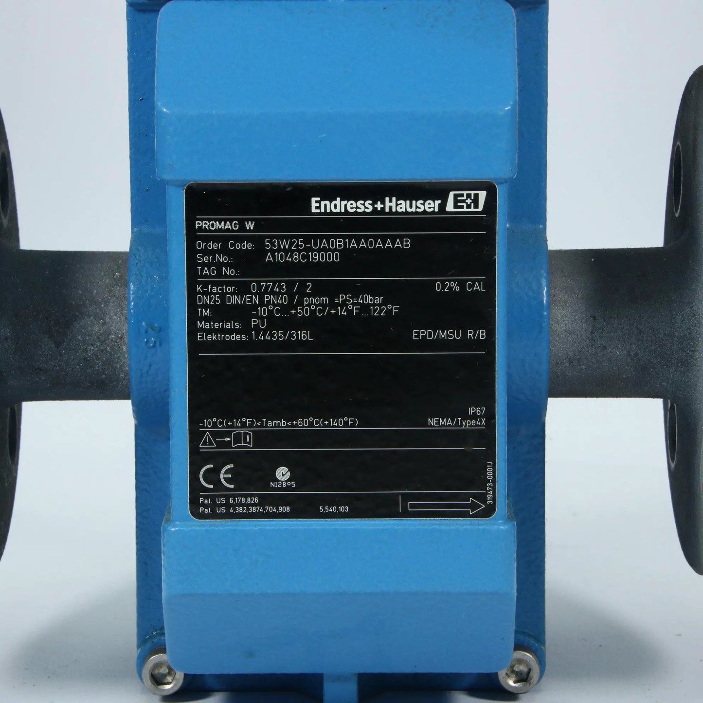 Endress+Hauser Promag 53W25-UA0B1AA0AAAB