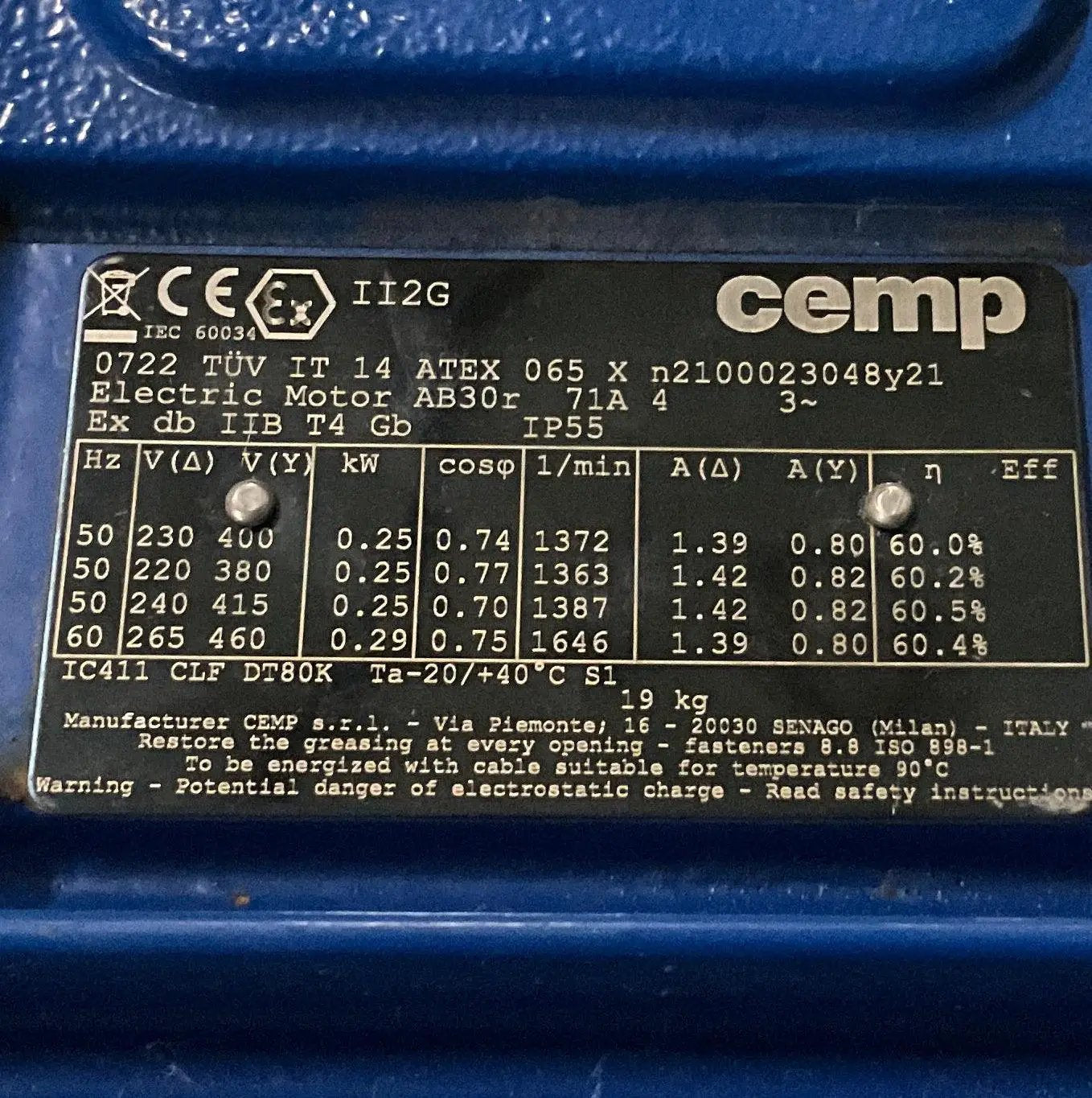 Etatron YD150AP00B000 Dosing Pump