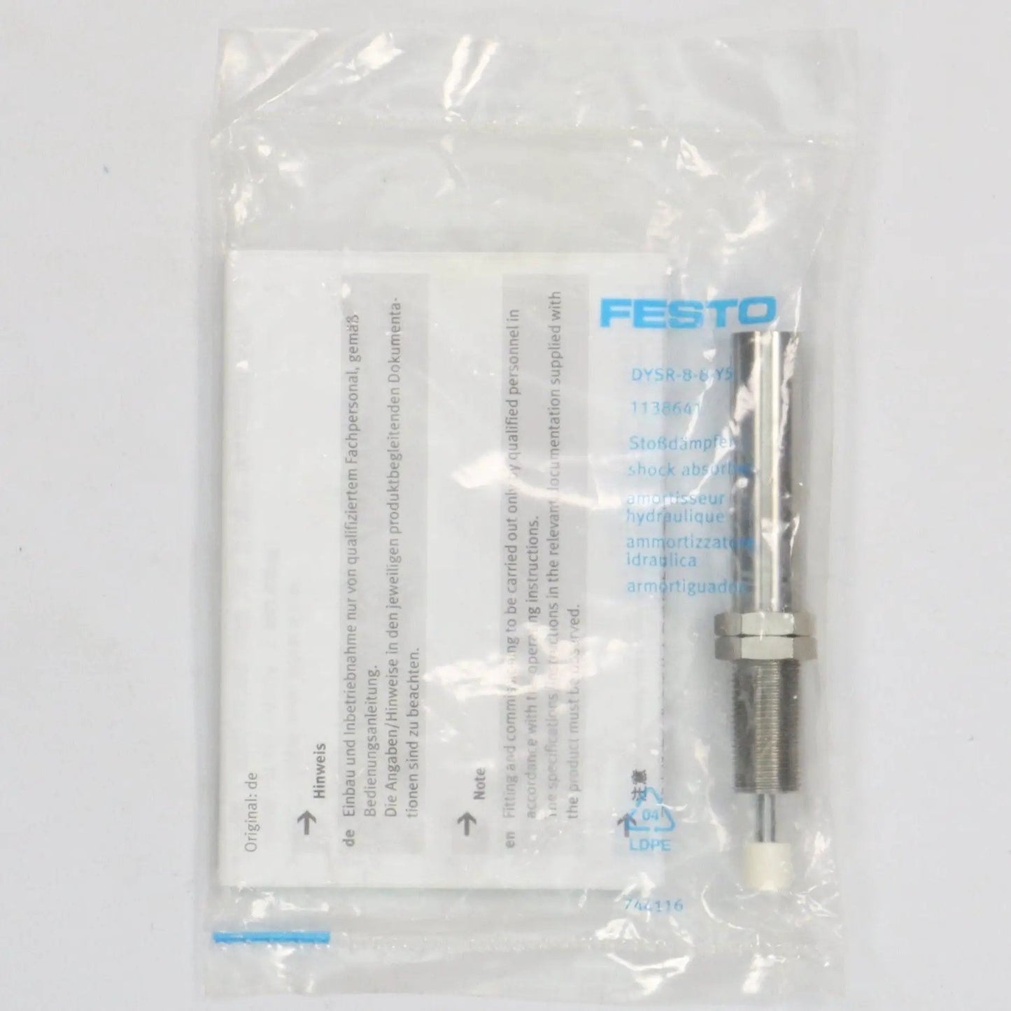 Festo DYSR 8 8 Y5 Shock Absorber
