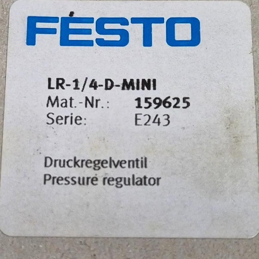 Festo LR-1/4-D-MINI Pressure Regulator with Gauge
