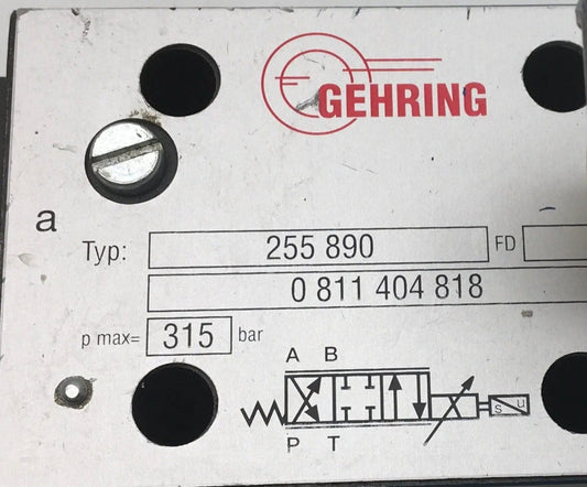 Gehring Proportional Directional Solenoid Valve 0811 404 818