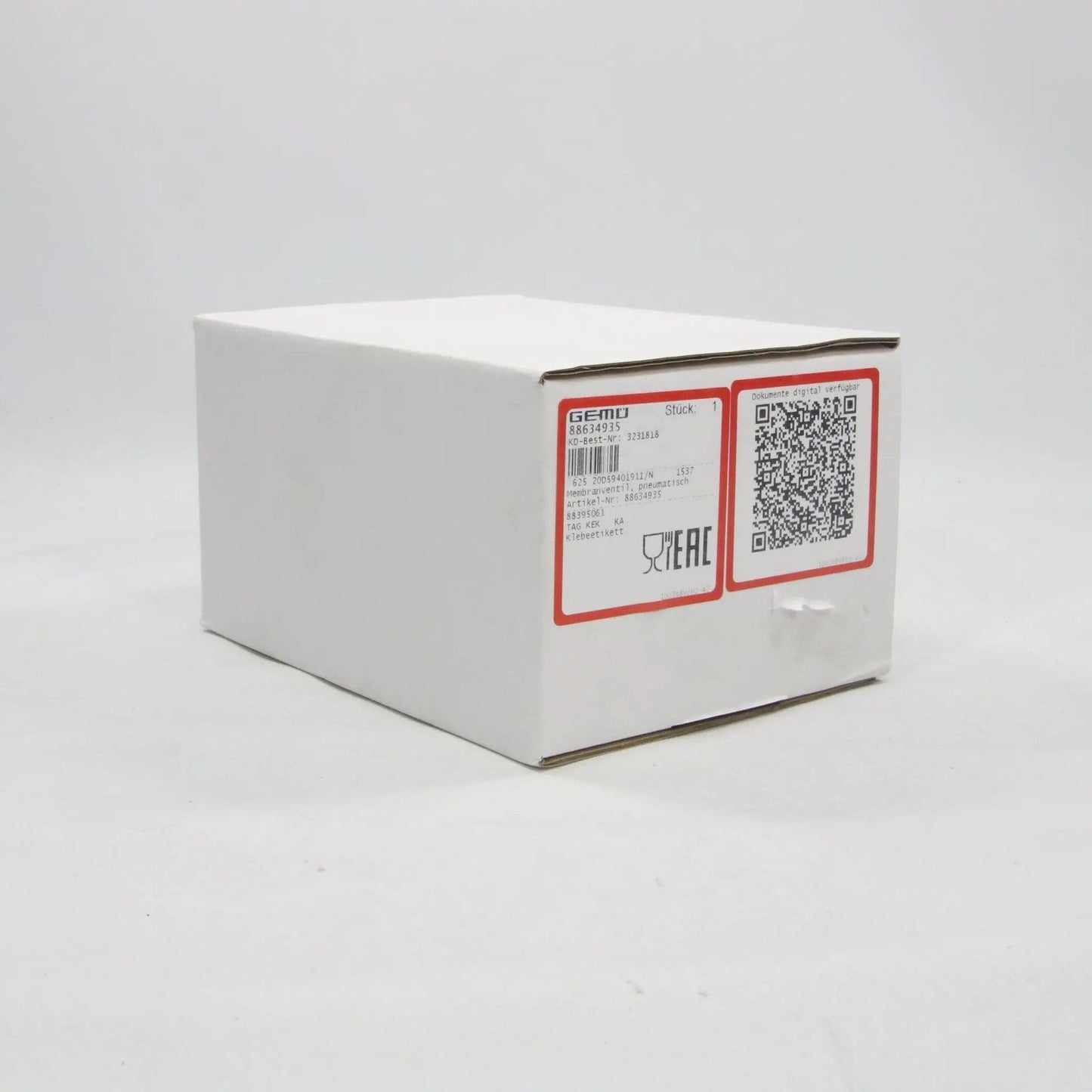 Gemu 625 Pneumatic Diaphragm Valve - 88634935