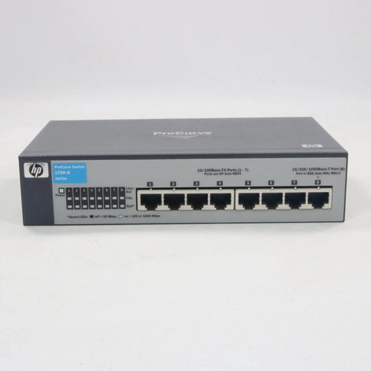 HP Procurve J9079A 1700-8 Managed Ethernet Switch