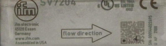 IFM Electronic SV7204 Vortex Flow Meter - Unused