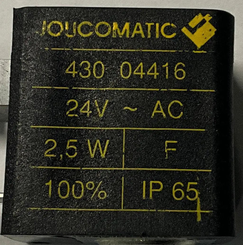 Joucomatic 430 04416 Solenoid Valve Coil