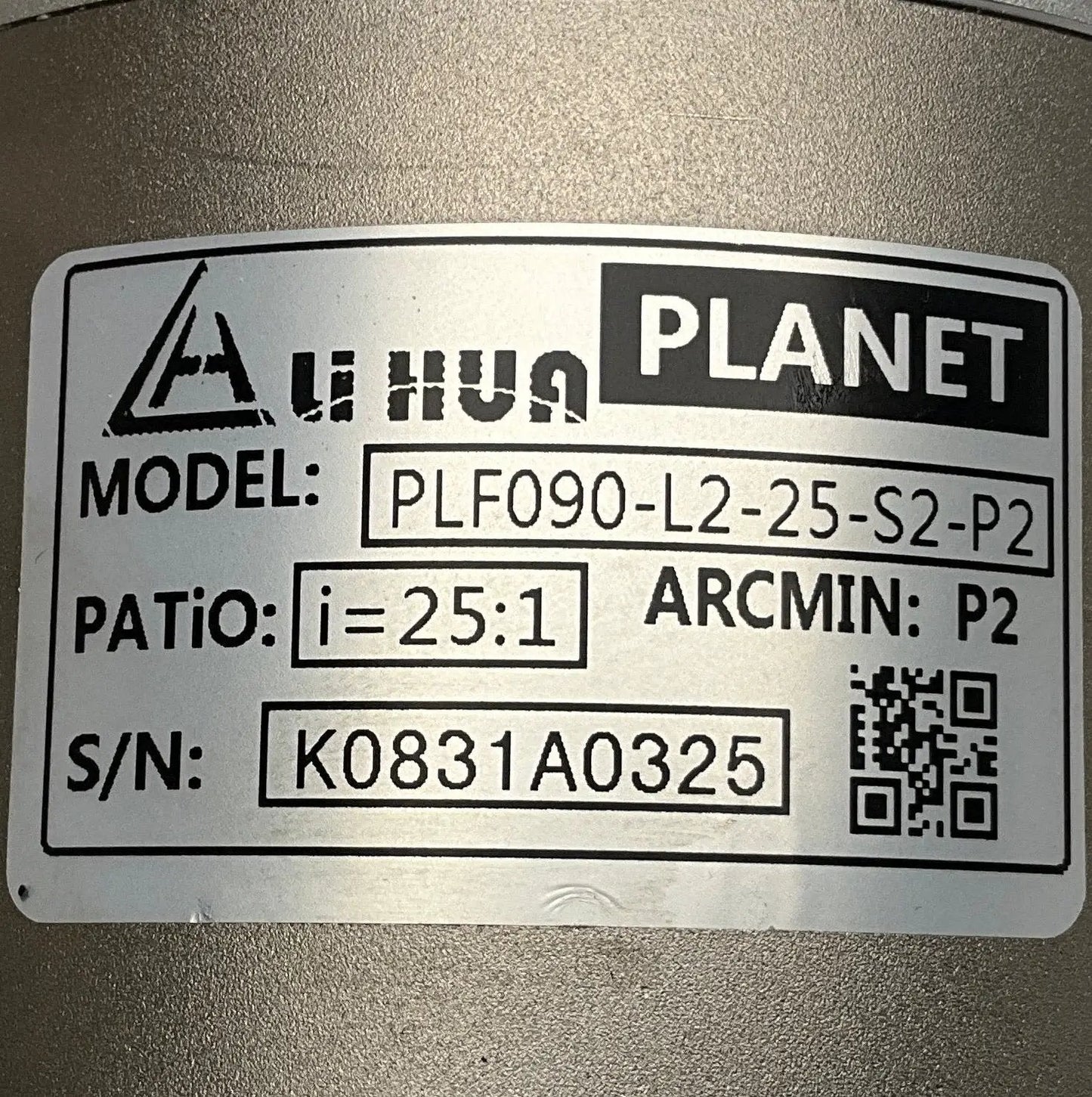 Kinco SMC80S-0075-30MBK-3DSH-(5) AC Servo Motor with Planetary Gear