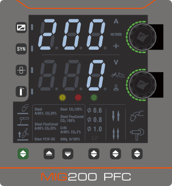 Jasic EVO MIG200 PFC Lasmachine voor Staal en Aluminium 200A