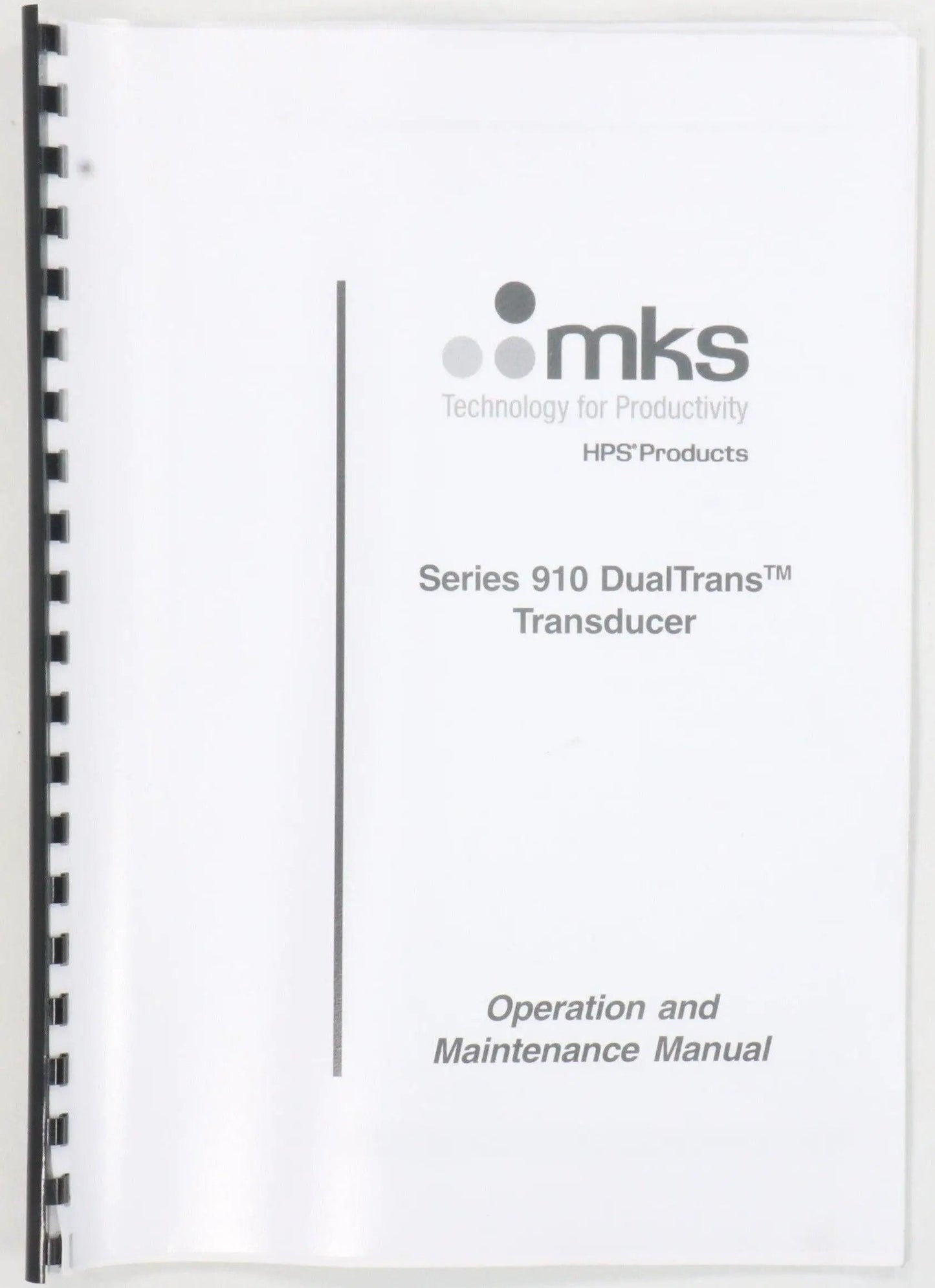 MKS Series 910 DualTrans Transducer