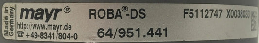 Mayr ROBA-DS Multi Plate Servo Coupling 64/951.441