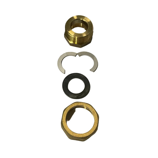 Meibes Inoflex 1” Brass Screw Connection Set 46112