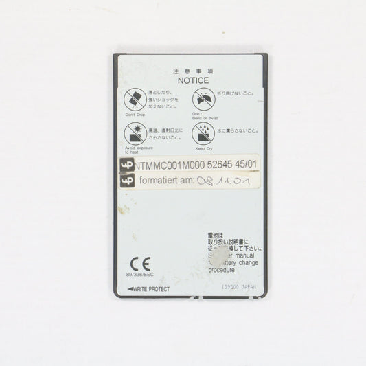 Mitsubishi Melcard 1MB MF31M1-LYCAT01 SRAM CARD