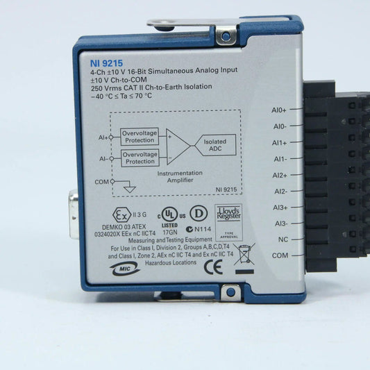 National Instruments NI-9215 cDAQ Simultaneous Analog Input Module