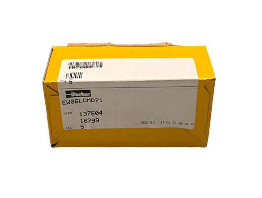 Parker Ermeto EW06LOMD71 Swivel Nut Elbow
