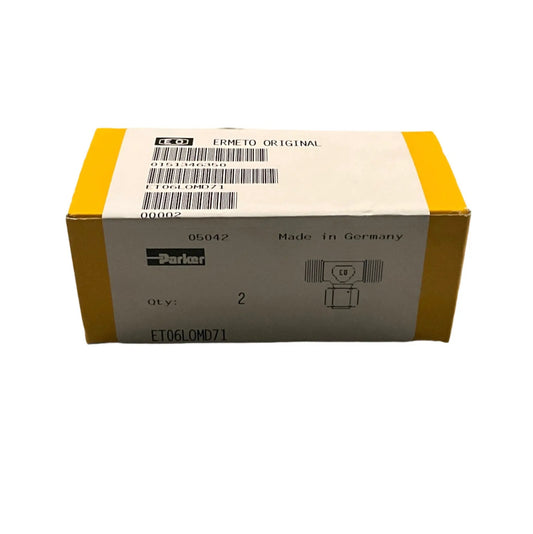 Parker Ermeto Swivel Nut Branch Tee 6 MM