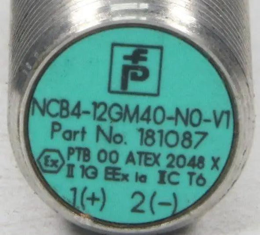 Pepperl +Fuchs Inductive Sensor NC84-12GM40-N0-V1