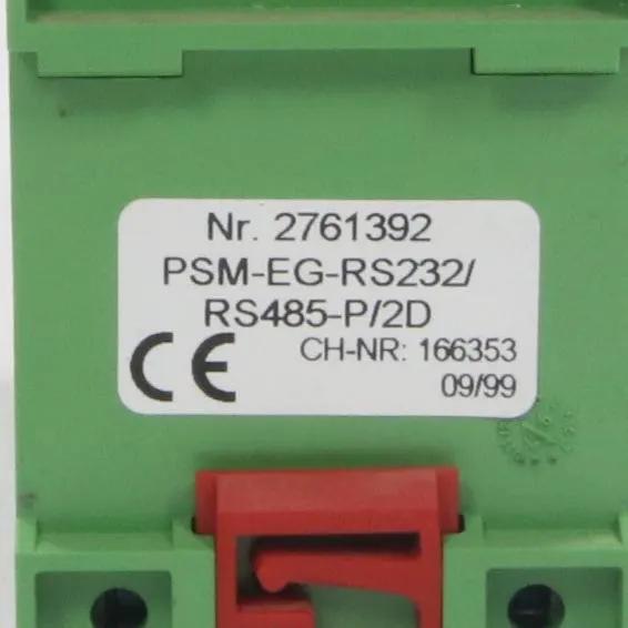 Phoenix Contact PSM EG RS232 RS485 P 2D Interface Converter