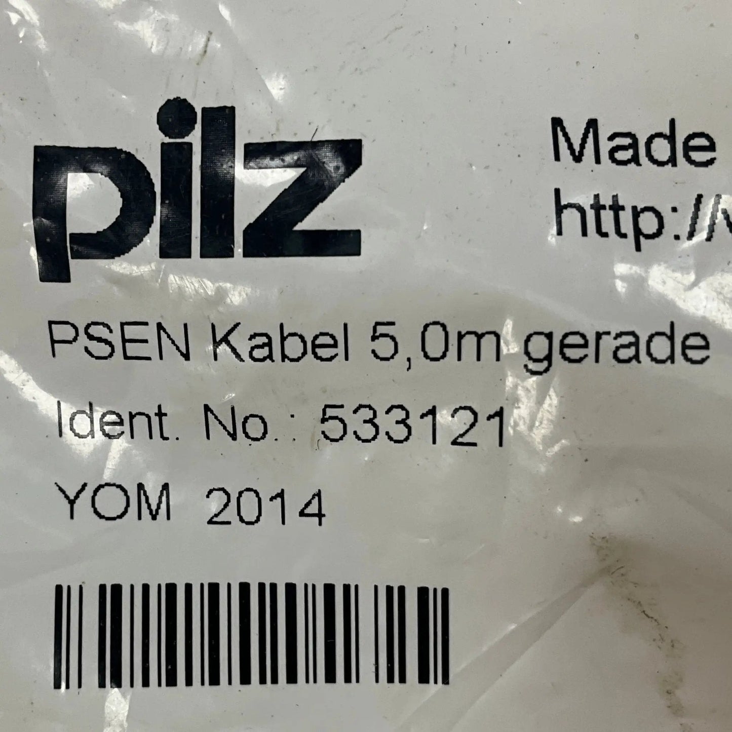 Pilz PSEN Straight Sensor Actuator Cable 533121
