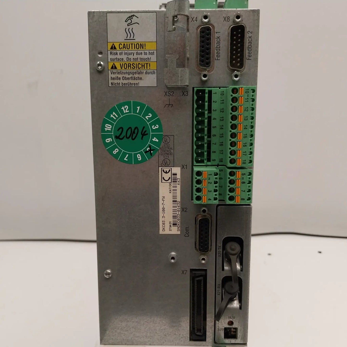 Rexroth Indramat Ecodrive DKC03 3 100 7 FW AC Servo Drive