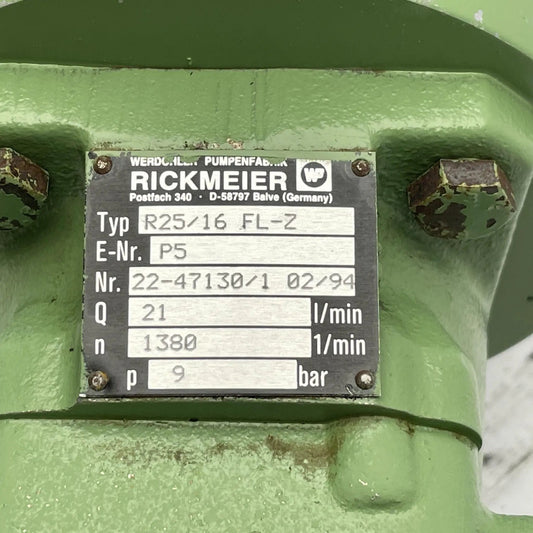 Rickmeier Hydraulic pump set R25-16 FL-Z