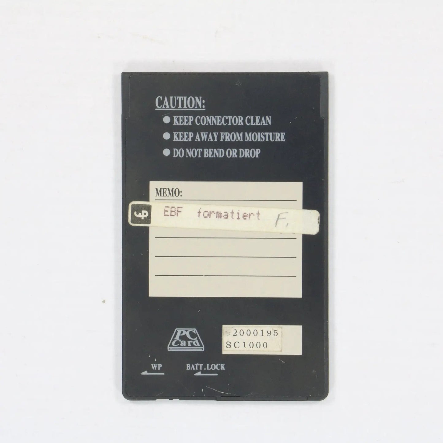 SCM PC Card SRAM 1MB