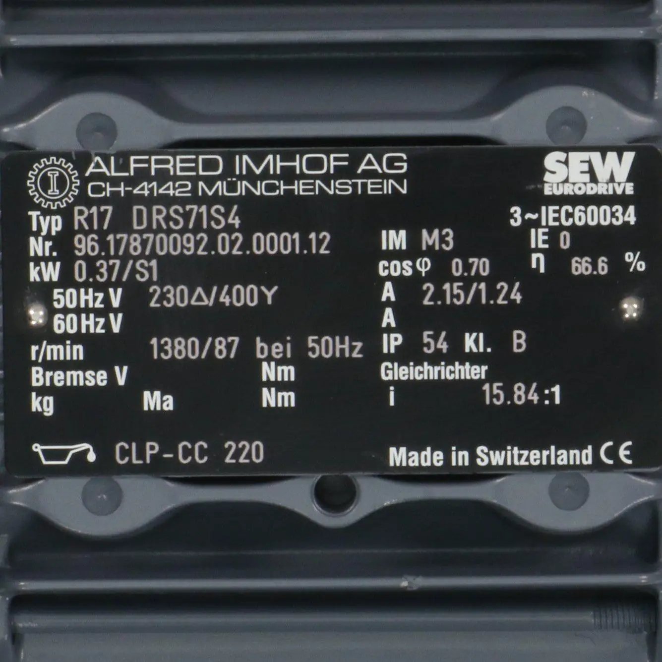 SEW Eurodrive Gearmotor