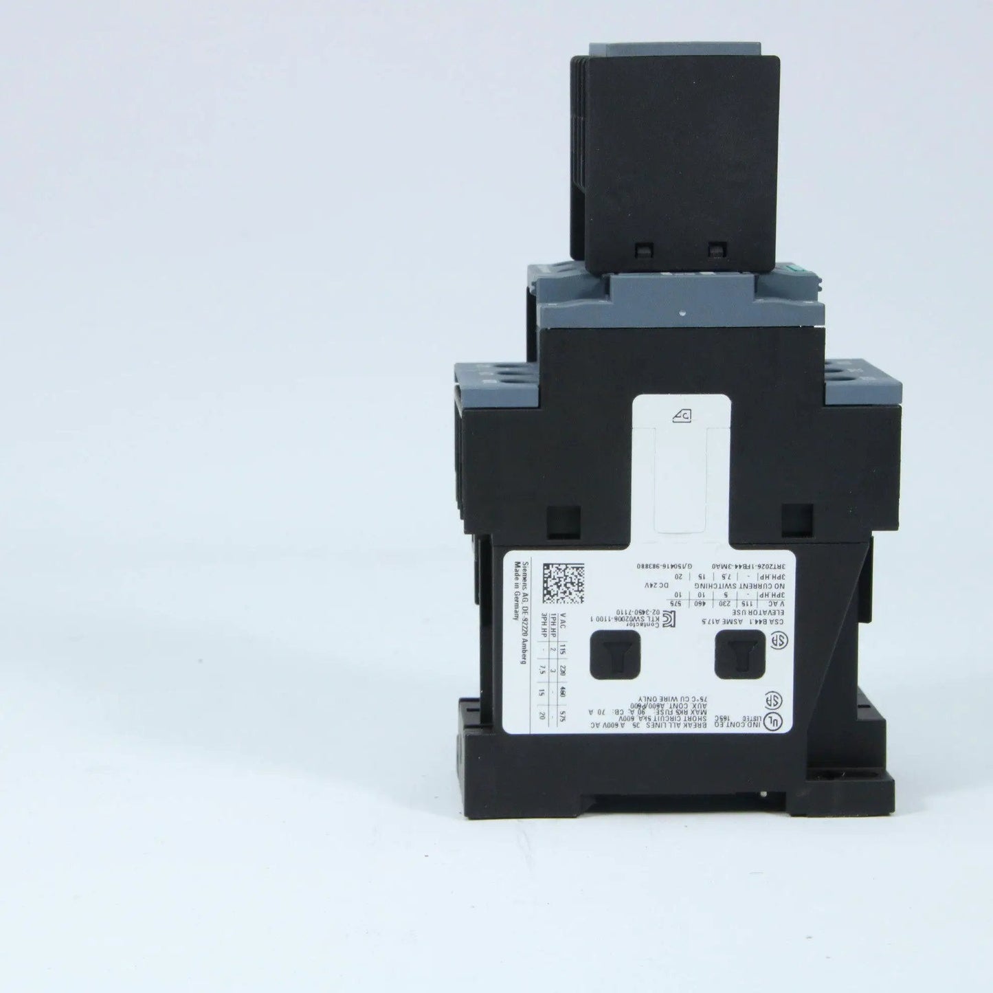 SIEMENS Contactor 3RT2026-1FB44-3MA0