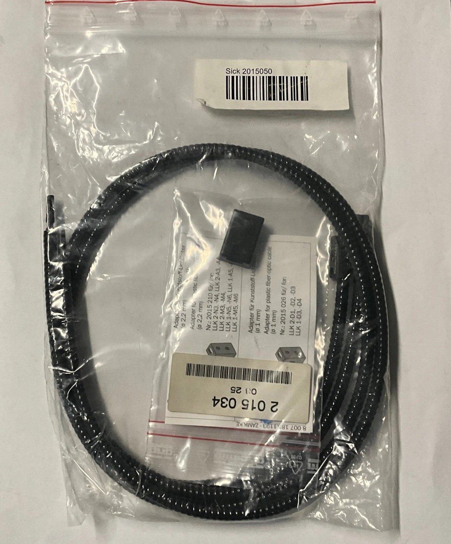 Sick LM38-750/03 Fibre Optic Cables x2