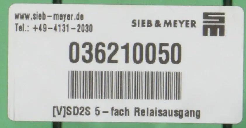Sieb & Meyer 036210050_0 Relay Card