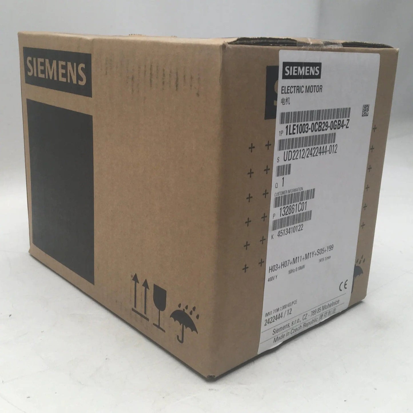 Siemens 1LE1003-0CB29-0GB-Z 3~Phase Motor 0.18kW