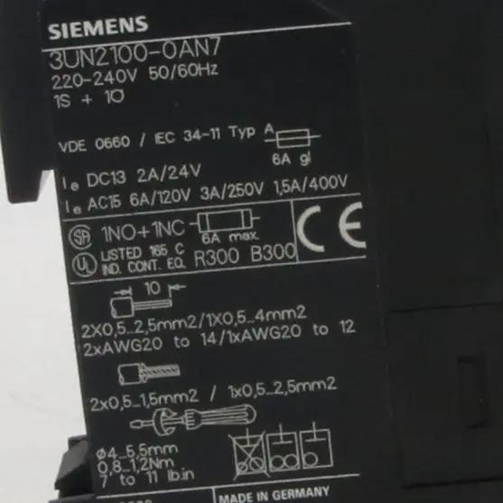 Siemens 3UN21 00 0AN7 Thermistor Tripping Unit