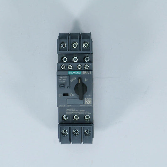 Siemens 3rv2711-1kd10 12.5amp 3pole Circuit Breaker XLNT Takeout