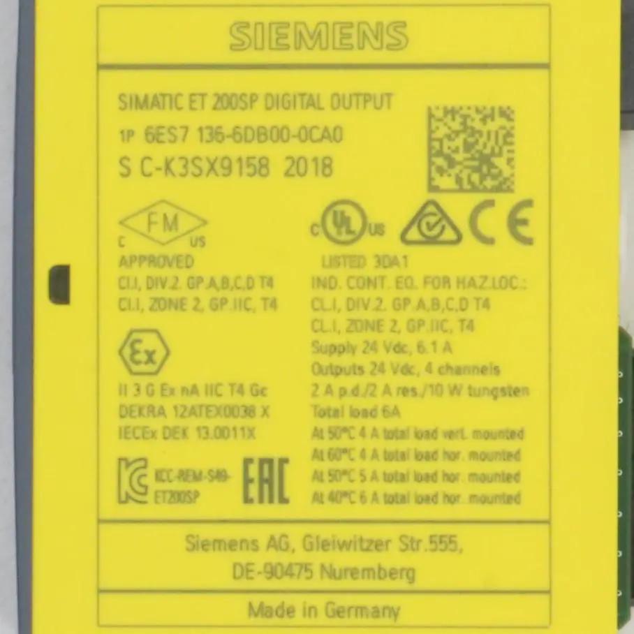 Siemens 6ES7 136 6DB00 0CA0 Digital Output Module