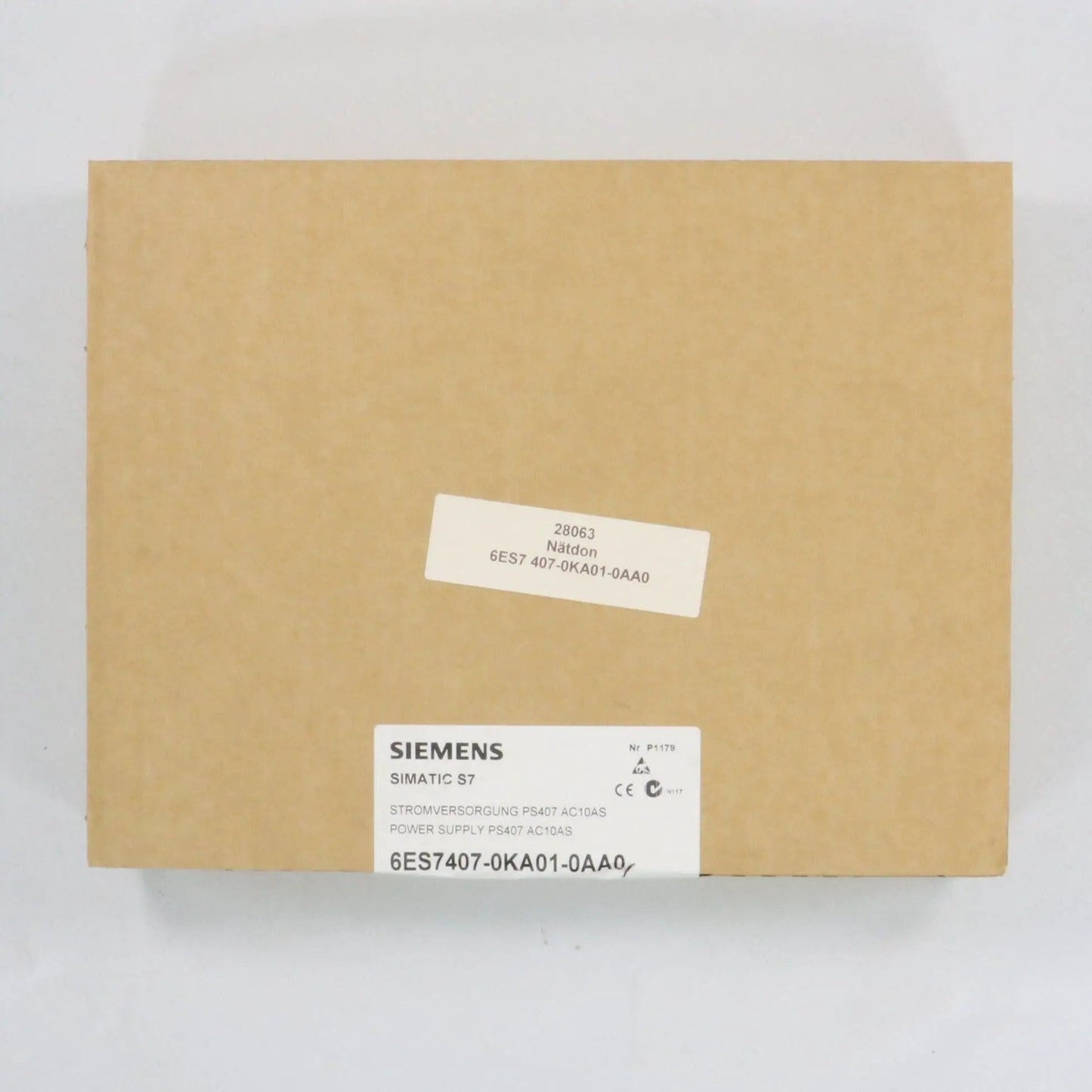 Siemens 6ES7 407-0KA01-0AA0 Power Supply