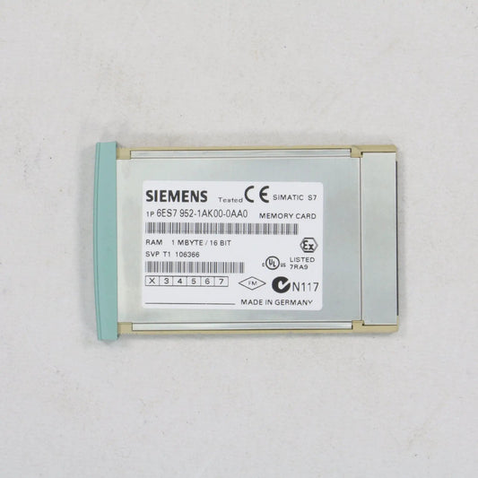 Siemens 6ES7952-1AK00-0AA0 RAM Memory Card