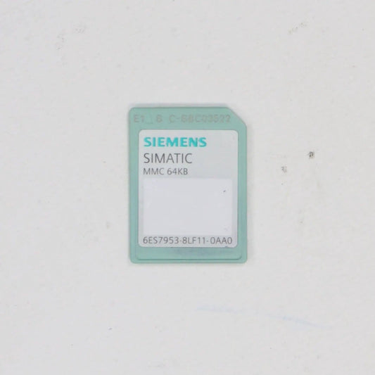 Siemens Simatic 6ES7 953 8LF11 0AA0 64KB SD Memory Card
