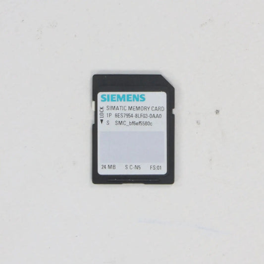 Siemens Simatic 6ES7 954 8LF03 0AA0 24MB SD Memory Card