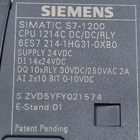 Siemens Simatic S7-1200 Compact CPU Module - 6ES7 214-HG31-0XB0