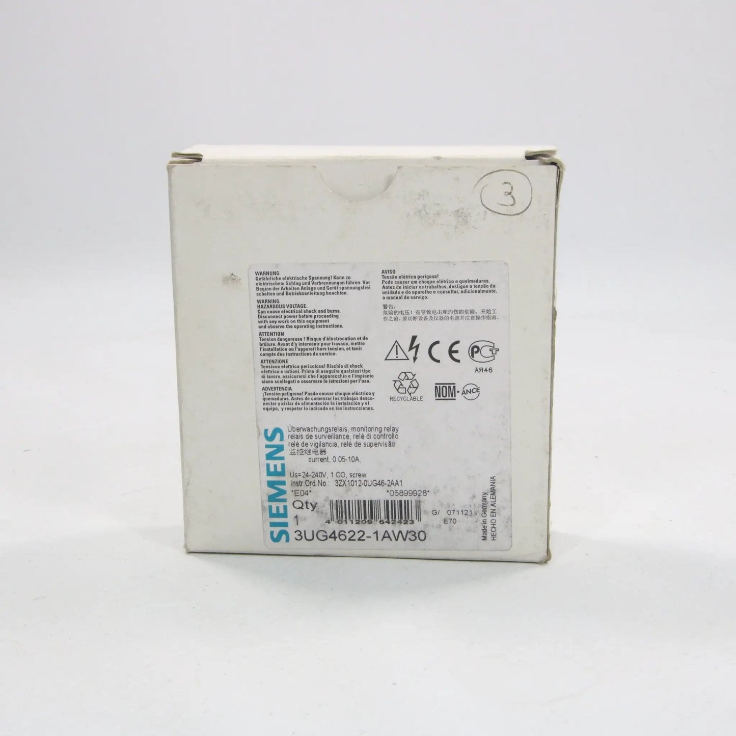 Siemens Sirius 3UG4622-1AW30 Digital Monitoring Relay