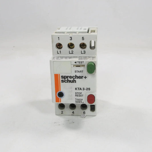 Sprecher + Schuh KTA 3-25 Motor Circuit Protector 1.6 - 2.5 A