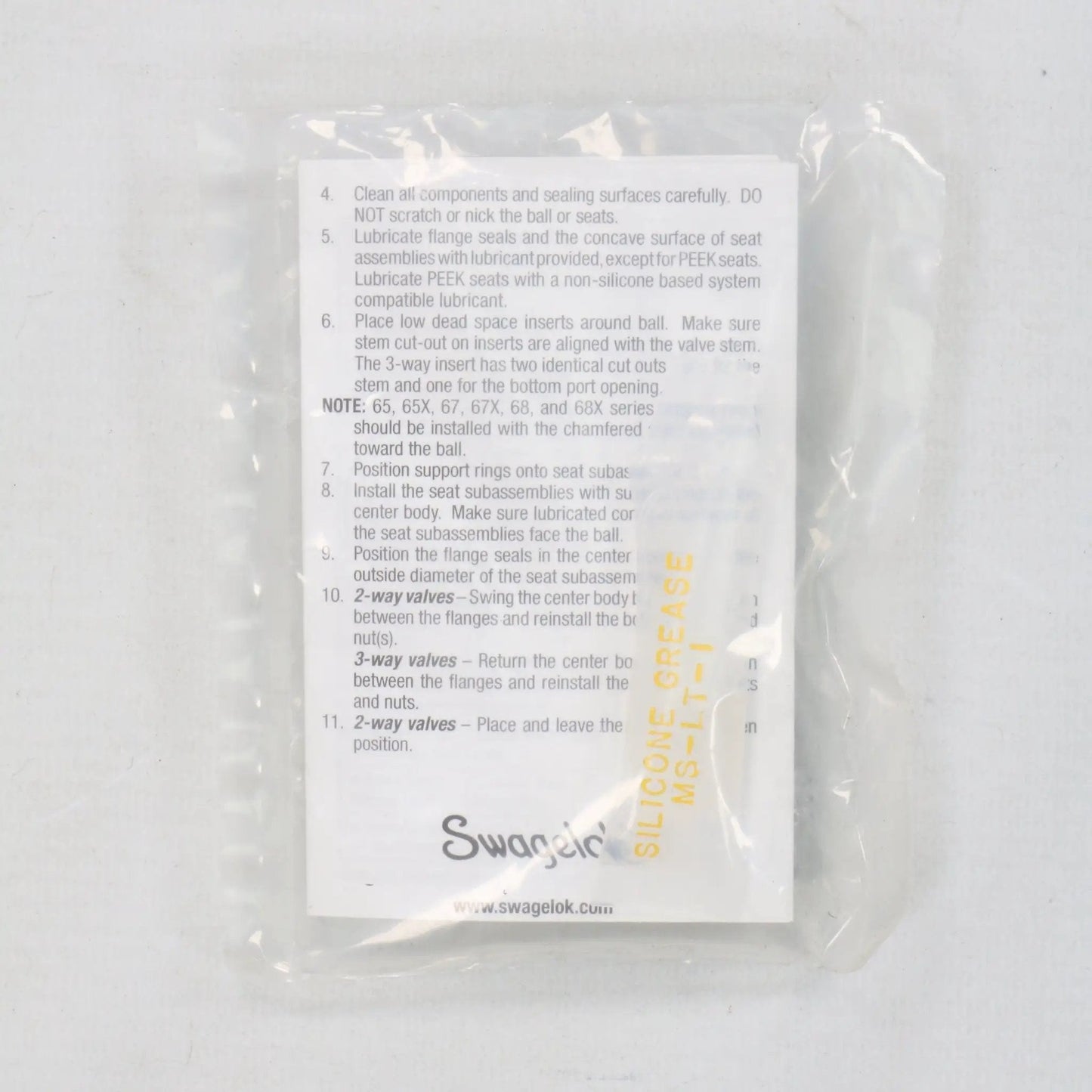 Swagelok MS INS 60 LD Valve Service Kit (8x)
