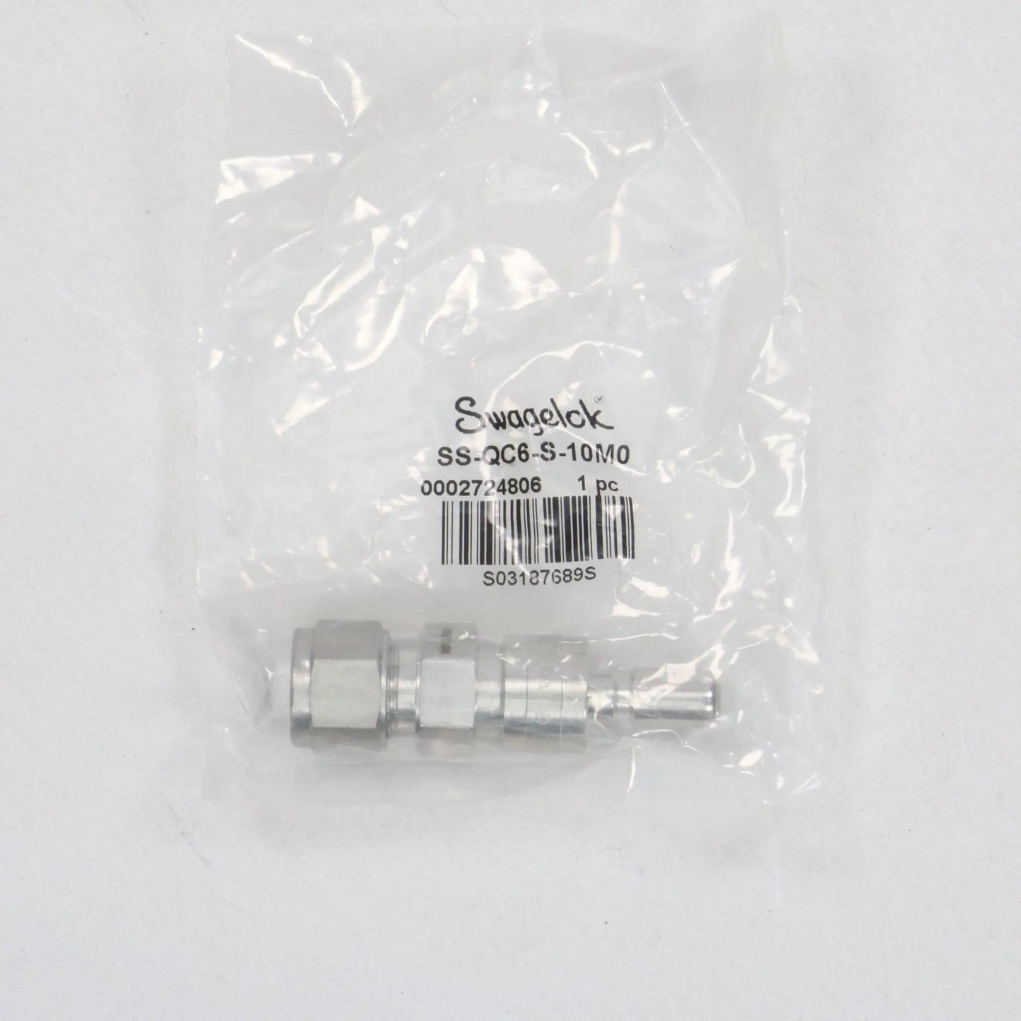 Swagelok SS-QC6-S-10M0 Tube Fitting