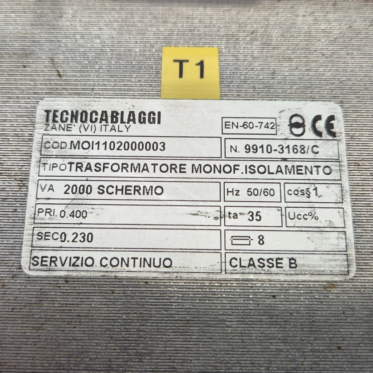 Tecnocablaggi MOI02000003 Transformer