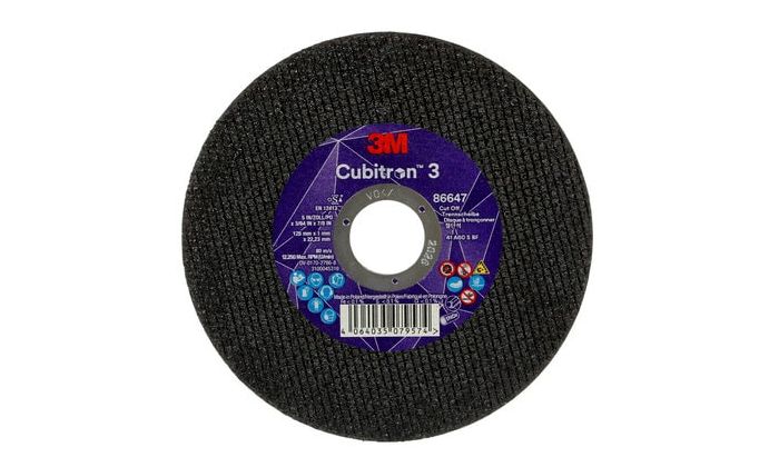 3M Cubitron 3 doorslijpschijf 125 x 2.0 x 22 mm