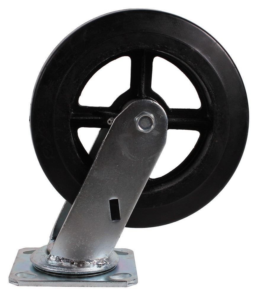 Zwenkwiel 200 x 50mm rubber